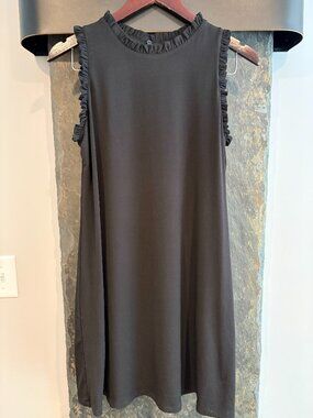 Suite 7 Black Sleeveless Slip Dress with Lining, 8P